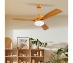 ZE ZE - LED Stropný látor MARE LED/24W/230V Wi-Fi Tuya dub + DO