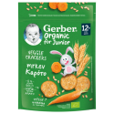 GERBER Junior organic krekry s mrkvou 100 g