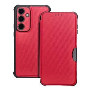 Puzdro Razor Book Samsung Galaxy S24 FE- červené