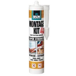 Lepidlo Bison Montage Kit, 310 ml, montážne, univerzálne