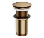 OMNIRES OMNIRES A716BR - Umývadlový výpust CLICK-CLACK pr. 6,6 cm kefovaná bronzová