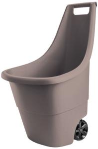 Vozík na záhradný odpad Keter EASY GO, 50 litrov, hnedý