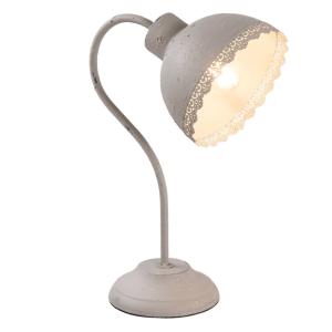 Stolová lampa 553, sivá, kov, výška 35 cm