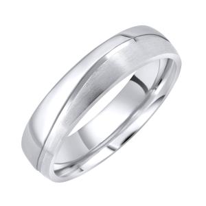 Silvego Snubný oceľový prsteň Glamis pre mužov aj ženy RRC8453M 52 mm