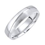 Silvego Snubný oceľový prsteň Glamis pre mužov aj ženy RRC8453M 55 mm