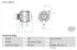 BOSCH Alternátor 0 986 049 161