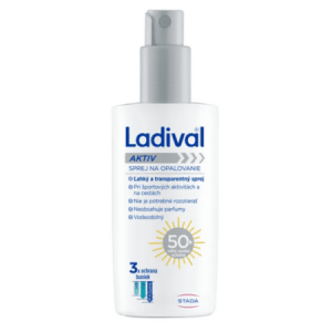 LADIVAL Aktiv SPF50+ transparentný sprej na opaľovanie 150 ml