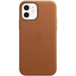 MHK93ZM/A Apple Kožený Kryt vč. MagSafe pro iPhone 12 mini Saddle Brown