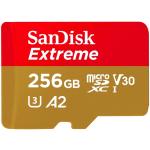 Sandisk Extreme micro SDXC 256GB + ada