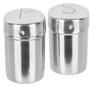 Set soľnička a korenička MagicHome, 5,5×9 cm, nerezový