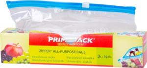 Vrecko Primapack Zipper, 3 l, viacúčelové, 10 ks