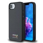 Red Bull Carbon Shiny Logo MagSafe Zadní Kryt pro iPhone 16e Black