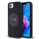 Red Bull PU Leather Red Ring MagSafe Zadní Kryt pro iPhone 16e Navy