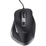 Trust Fyda Wired mouse Eco Black