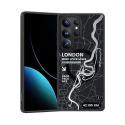 Puzdro Benks Dynamic City Magsafe Samsung Galaxy S25 Ultra, vzor Londýn - čierne