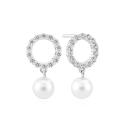 Sif Jakobs Pôvabné strieborné náušnice s perlami Biella SJ-E2430-PCZ