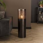 Stojacia lampa Narabi, výška 90 cm, čierno-niklová, kov