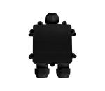 Vodeodolná prepojovacia krabička IP68 čierna