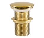 COMAD COMAD CLICK-CLACK T201G-3 - Umývadlový výpust CLICK-CLACK pr. 7 cm lesklá zlatá