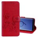 Puzdro Rose Book Samsung Galaxy S9 - červené