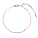 Evolution Group Korálkový náramok s ružovými opálmi 43055.3 ružový opál