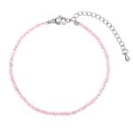 Evolution Group Korálkový náramok s ružovými opálmi 43055.3 ružový opál