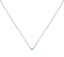 La Petite Story Strieborný náhrdelník s modrým srdiečkom Silver LPS10AWV18