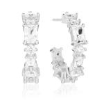 Sif Jakobs Strieborné náušnice s kubickými zirkónmi Ivrea SJ-E12312-CZ