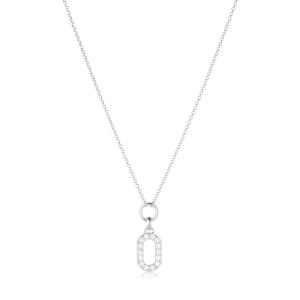 Sif Jakobs Očarujúce strieborný náhrdelník s kubickými zirkónmi Capizzi SJ-N42230-CZ