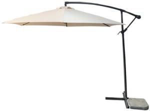 Slnečník DEMI 300 cm, béžový, oceľová konštrukcia