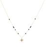 Pierre Lannier Pozlátený náhrdelník s korálkami Hviezda Australe BJ22A0231