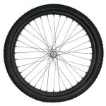 Koleso Transport 2,25x1/4", vypletané, duša + plášť, 60 cm