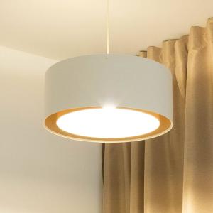 Závesné svetlo Boho, krémová/béžová, Ø 50 cm, výška 20 cm, juta