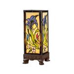 Stolová lampa KT180029 v tiffany štýle so štyrmi nohami