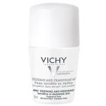 Vichy Dezodorant-Antiperspirant 48h roll-on pre citlivú alebo depilovanú pokožku (Soothing Anti-Perspirant) 50 ml