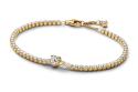 Pandora Romantický pozlátený náramok Shine Timeless 560041C01 18 cm