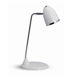 Stolná lampa Starlet, biela, výška 41 cm, kov E27