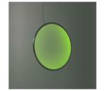 ARTEMIDE Artemide 1992310APP-LED RGBW Stm. luster na lanku DISCOVERY LED/42W/230V antracit