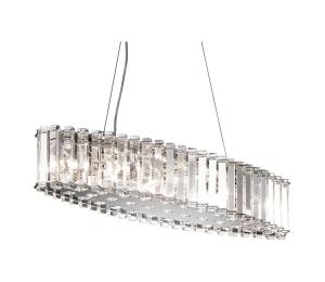 Elstead Kichler KL-CRYSTAL-SKYE-ISLE-LED Kúpeľňový luster CRYSTAL SKYE 8xG9/3W/230V IP44