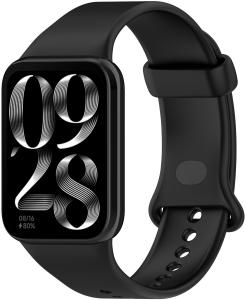 4wrist Silikonový řemínek pro Xiaomi 9 Pro a 8 Pro - Black