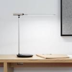 Stolová LED lampa MAULrubia, strieborná farba, stmievateľné, CCT