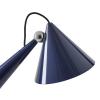 Stolová LED lampa Tom Dixon Pose, indigová farba, výška 25 cm
