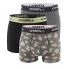 O`NEILL - boxerky 3PACK cotton stretch get beached & black combo - limitovana edicia