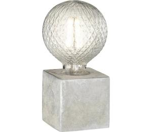 Wofi WOFI 8213.01.50.7000 - Stolná lampa BROAD 1xE27/10W/230V betón