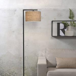 IT`S ABOUT ROMI Stojacia lampa Boston, Ø 32 cm, čierna/sivá