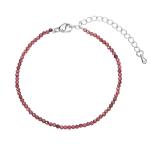 Evolution Group Korálkový náramok s červenými granátmi 43055.3 garnet