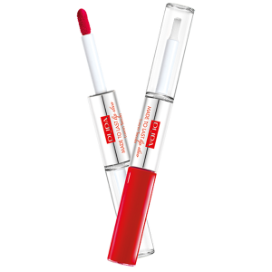PUPA Milano Dlhotrvajúci tekutý rúž Made To Last Lip Duo (Liquid Lip Colour) 2 x 4 ml 006 Fire Red