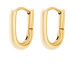 Rosefield Luxusné pozlátené oválne náušnice Essentials JEOLG-J567/JEOSG-J569 2,5 x 1,6 cm