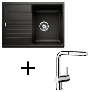 Blanco set Zia 45 S Compact + Linus-S chróm 68139c6eedc02