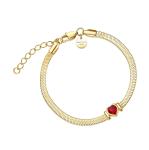 Rosefield Romantický pozlátený náramok Hádok JBSRG-J1012